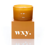 WXY OM Bamboo Leaf and Neroli scented candle hand-poured in the UK with plant-based wax.
