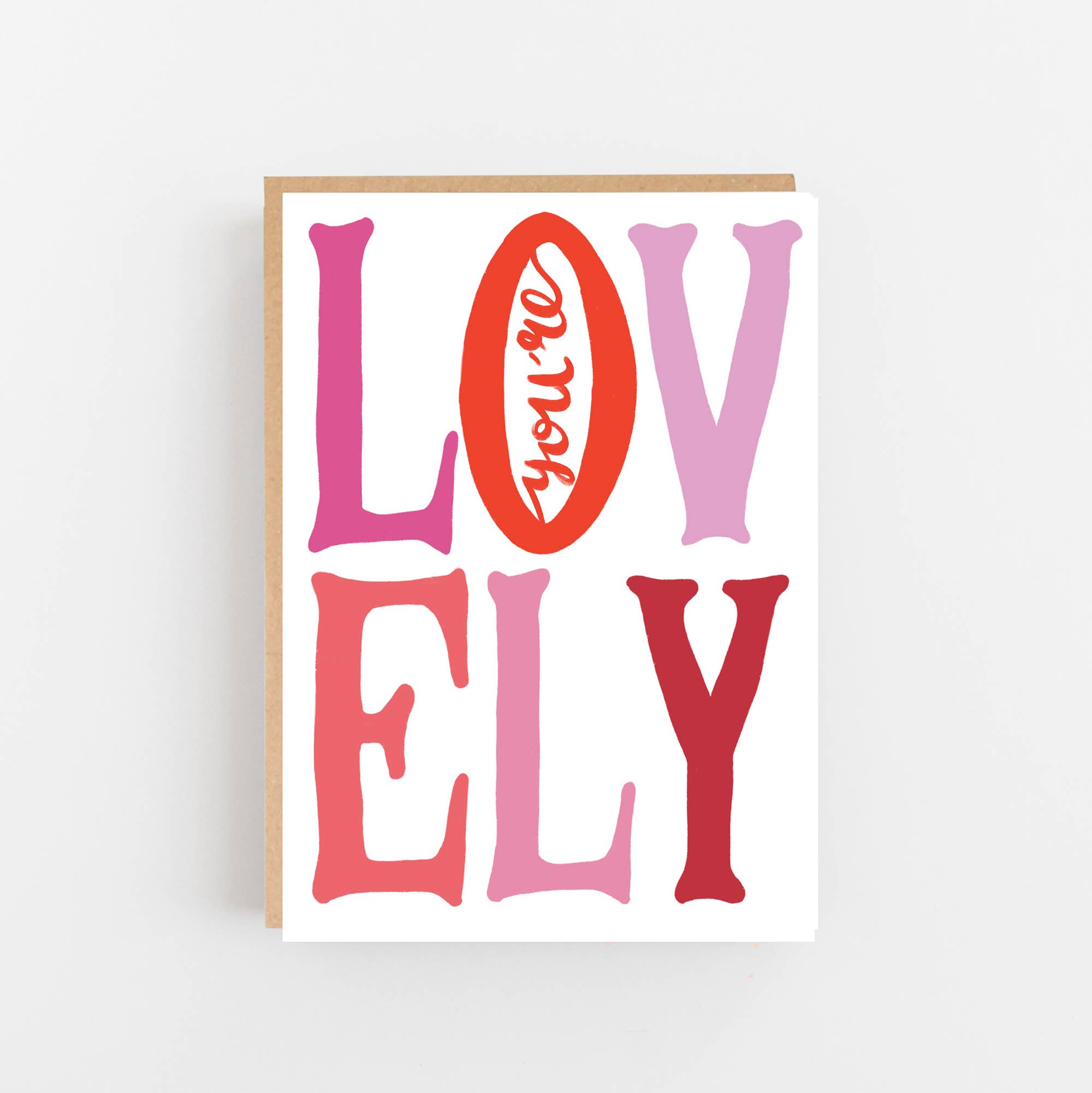 A simple, heartfelt ‘You’re Lovely’ greeting card. Printed on textured FSC paper with a matte finish. Perfect for Valentine’s, Mother’s Day or just because.