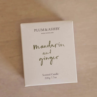 Plum & Ashby Mandarin & Ginger Scented Candle