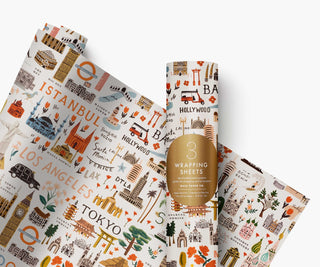 Rifle Paper Co Bon Voyage Gift Wrap Roll