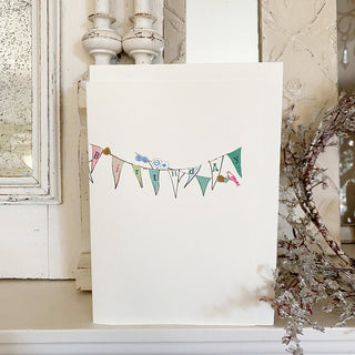 Bunting Birthday Card