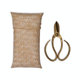 Garden Scissors in Bamboo Case