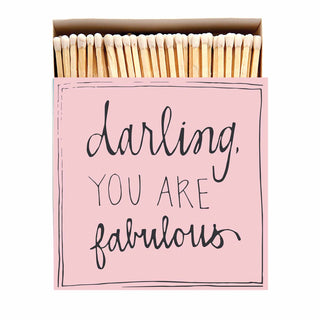 Darling You Are Fabulous Box of Matches