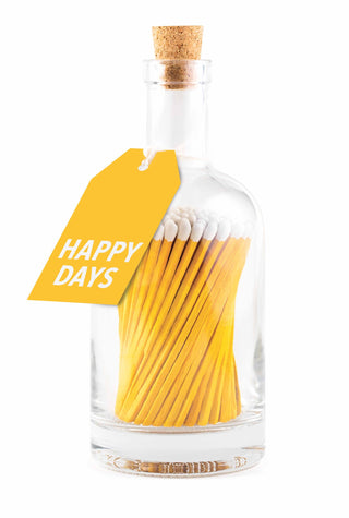 Happy Days Glass Bottle Matches