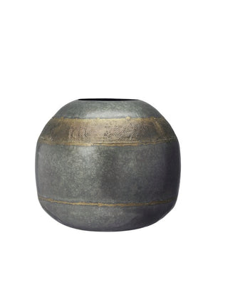 Haimati Gun Metal Vase