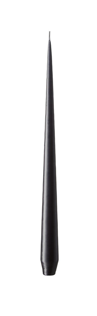 Ester & Erik 42cm Taper Candle - Raw Black No.75