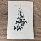 Mistletoe kisses Christmas Card