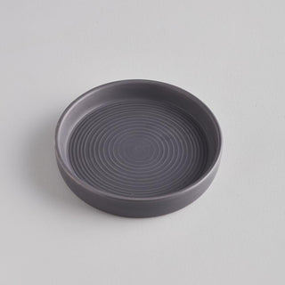 St Eval Small Dark Grey Candle Plate