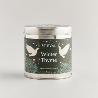 St Eval Winter Thyme Scented Candle Tin
