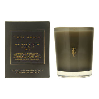 True Grace Manor Collection Portobello Oud Scented Candle