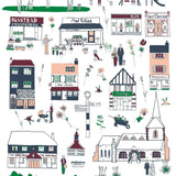 Tea Towel - Banstead Village Life