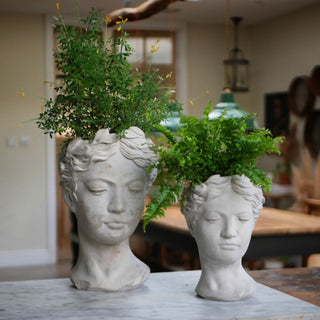 Maud & Virginia Heads complete with Fern