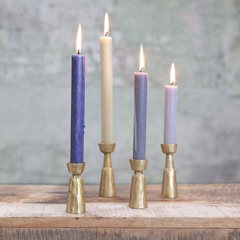 Brushed Gold Jahi Brass Candlesticks