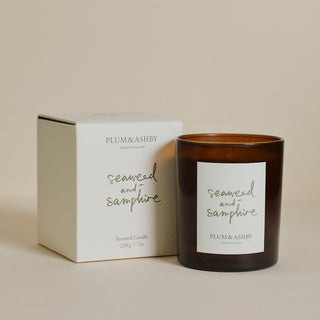 Plum & Ashby Seaweed & Samphire Scented Candle