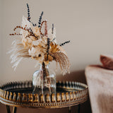 Dried Flower Glass Bottle