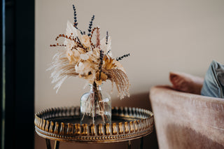 Dried Flower Glass Bottle