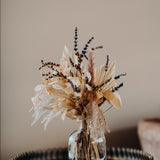 Dried Flower Glass Bottle