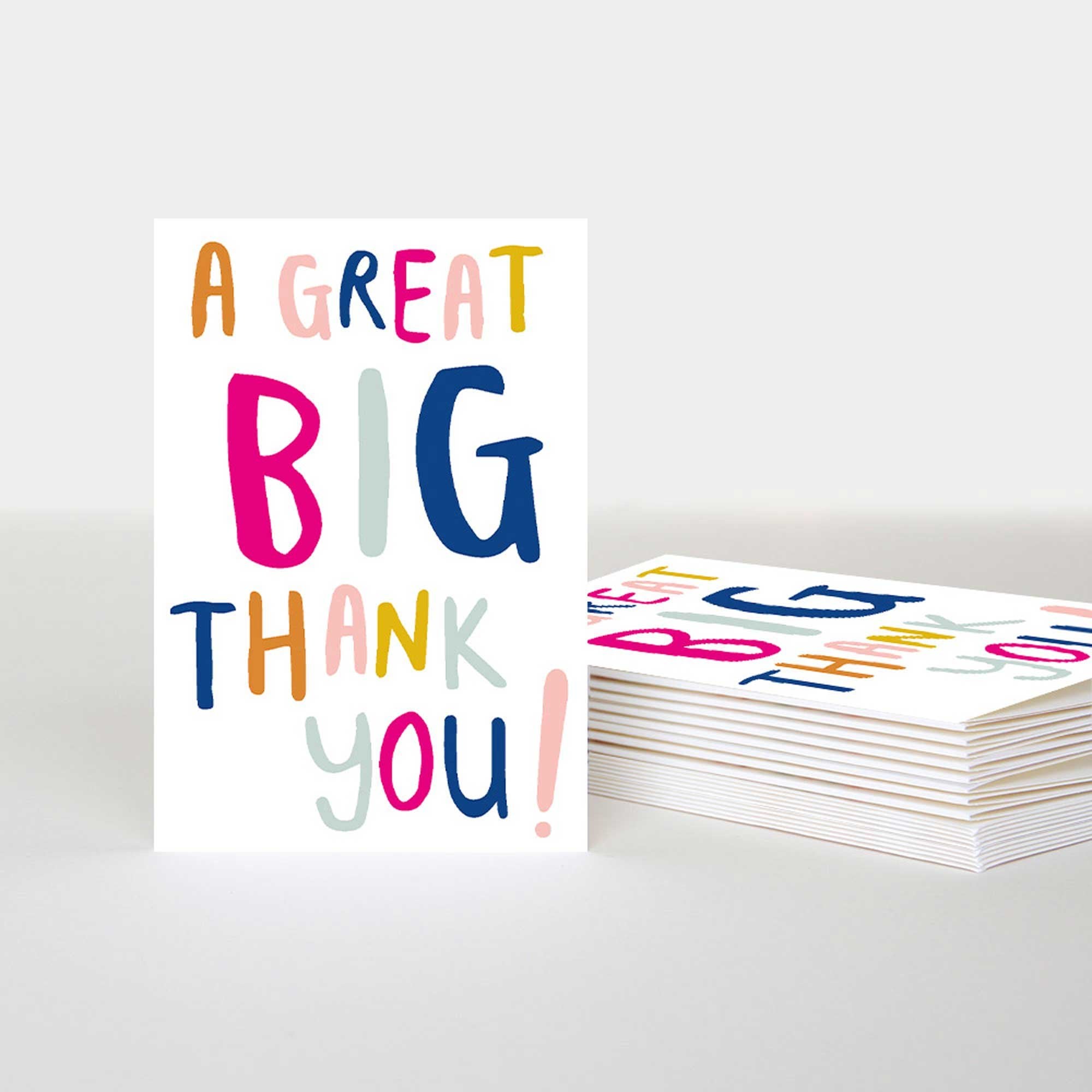 Our A Great Big Thank You! Card is a cheerful way to let someone know just how much you appreciate them.