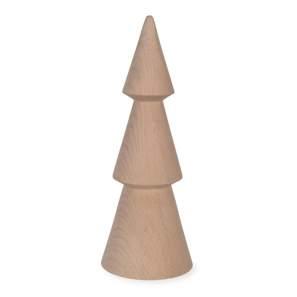 Curbridge Beech Wood Christmas Tree with minimalist Scandinavian-inspired design.