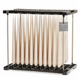 Ester & Erik Ice Latte 42cm tapered dinner candle in a soft creamy beige with gentle caramel undertones, traditionally hand-dipped in Denmark.