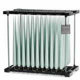Ester & Erik Jade Stone 42cm tapered dinner candle in a soft dusty mineral blue-green with cool grey undertones, traditionally hand-dipped in Denmark.