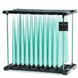 Ester & Erik Limpid Lagoon 42cm tapered dinner candle in a glowing aquatic turquoise blue-green, traditionally hand-dipped in Denmark.