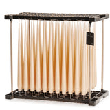Ester & Erik Melon Sorbet 42cm tapered dinner candle in a soft pastel coral-orange with peach and pink undertones, traditionally hand-dipped in Denmark.