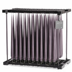 Ester & Erik Muted Mauve 42cm tapered dinner candle in a dusky plum mauve with soft lavender-pink and grey undertones, traditionally hand-dipped in Denmark.