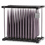 Ester & Erik Muted Mauve 42cm tapered dinner candle in a dusky plum mauve with soft lavender-pink and grey undertones, traditionally hand-dipped in Denmark.