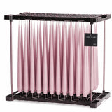 Ester & Erik Old Rose 42cm tapered dinner candle in a powdery dusky blush pink with warm mauve undertones, traditionally hand-dipped in Denmark.