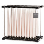 Ester & Erik Rose Water 42cm tapered dinner candle in a delicate pale blush pink with cool undertones, traditionally hand-dipped in Denmark.