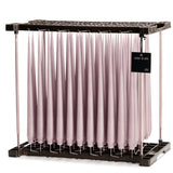 Ester & Erik Soft Rose 42cm tapered dinner candle in a delicate blush rose pink with soft mauve-grey undertones, traditionally hand-dipped in Denmark.