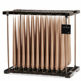 Ester & Erik Terracotta 42cm tapered dinner candle in a rich earthy reddish ochre with warm orange-brown undertones, traditionally hand-dipped in Denmark.