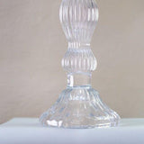 Bella Clear Glass Candlestick