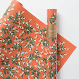 Rifle Paper Co. Mistletoe Christmas wrapping paper with festive botanical illustrations, supplied as three luxury gift wrap sheets.