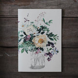 Birthday Peony & Cosmos Card