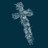Beautiful seasonal funeral crosses handcrafted in Banstead, Surrey. Traditional floral cross tributes created with care, using seasonal flowers and foliage.