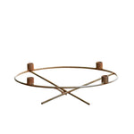 Wikholm LÆRKE 32cm rustic iron candle holder with slender Scandinavian design for taper and dinner candles.